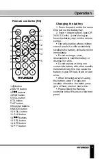 Предварительный просмотр 9 страницы Hyundai H-CCR8098 Instruction Manual