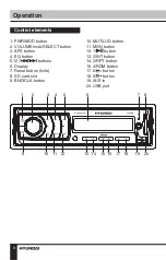 Preview for 8 page of Hyundai H-CCR8103F Instruction Manual