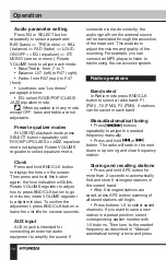 Preview for 10 page of Hyundai H-CCR8103F Instruction Manual