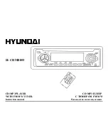 Preview for 1 page of Hyundai H- CDM8053 Instruction Manual