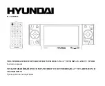 Preview for 1 page of Hyundai H-CMD4015 Instruction Manual