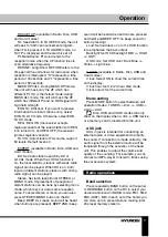 Предварительный просмотр 11 страницы Hyundai H-CMD4029 Instruction Manual