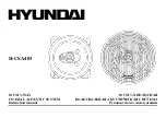 Hyundai H-CSA403 Instruction Manual предпросмотр