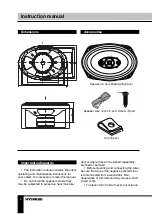 Preview for 2 page of Hyundai H-CSA694 Instruction Manual