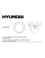 Hyundai H-CSP124 Instruction Manual предпросмотр