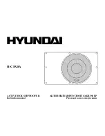 Hyundai H-CSX8A Instruction Manual preview