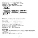 Preview for 14 page of Hyundai H- F1381 Instruction Manual