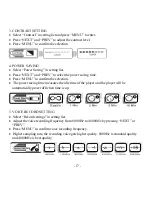 Preview for 17 page of Hyundai H- F2561 Instruction Manual