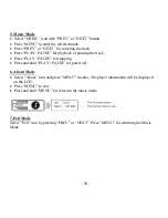 Preview for 20 page of Hyundai H- F2561 Instruction Manual