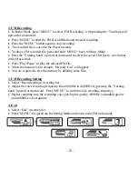 Preview for 22 page of Hyundai H- F2561 Instruction Manual