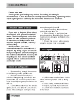 Preview for 2 page of Hyundai H-FMT11 Instruction Manual