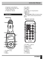 Предварительный просмотр 3 страницы Hyundai H-FMT11 Instruction Manual