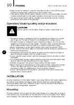 Preview for 10 page of Hyundai H-IWR1-3P-UI057/S Instruction Manual & Warranty Card