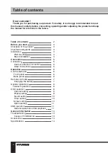 Preview for 2 page of Hyundai H-LED22V20 Instruction Manual