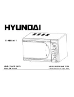 Предварительный просмотр 1 страницы Hyundai H-MW1017 Instruction Manual