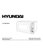 Предварительный просмотр 1 страницы Hyundai H-MW1020 Instruction Manual