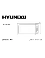 Предварительный просмотр 1 страницы Hyundai H-MW1023 Instruction Manual