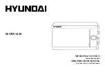 Hyundai H-MW1230 Instruction Manual preview