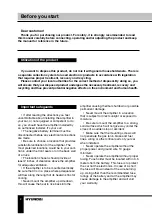 Preview for 2 page of Hyundai H-SA1004 Instruction Manual