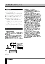 Предварительный просмотр 4 страницы Hyundai H-SA1004 Instruction Manual