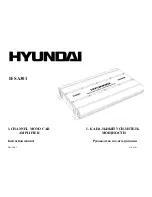 Предварительный просмотр 1 страницы Hyundai H-SA301 Instruction Manual