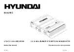 Hyundai H-SA502 Instruction Manual preview