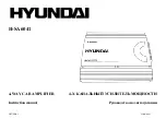 Preview for 1 page of Hyundai H-SA6041 Instruction Manual