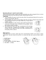 Предварительный просмотр 3 страницы Hyundai H-SRC01 Instruction Manual