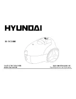 Hyundai H-VC1080 Instruction Manual preview