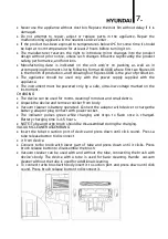 Preview for 7 page of Hyundai H-VCH07 Instruction Manual