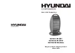 Предварительный просмотр 1 страницы Hyundai HAL 19 RC Tropical Sun Instruction Manual