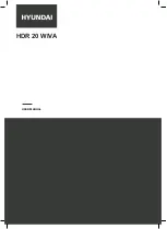 Preview for 21 page of Hyundai HDR 20 WIVA User Manual