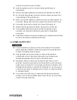 Preview for 10 page of Hyundai HG10 User Manual