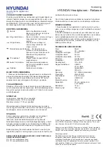 Предварительный просмотр 2 страницы Hyundai HHA432101 User Manual