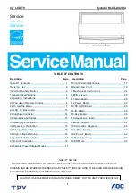 Preview for 1 page of Hyundai HLCD-A32W4 Service Manual