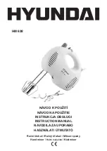 Hyundai HM628 Instruction Manual preview