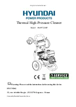 Предварительный просмотр 1 страницы Hyundai HNHPT220SP Instruction Manual