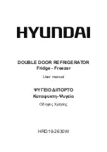 Hyundai HRD19-2630W User Manual preview