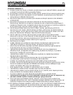 Предварительный просмотр 25 страницы Hyundai HS 210 Instruction Manual