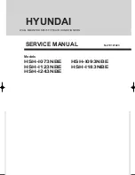 Hyundai HSH-I073NBE Service Manual preview