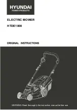 Hyundai HTDE1800 Original Instructions Manual предпросмотр