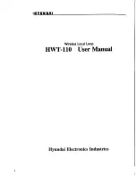 Preview for 1 page of Hyundai HWP-120 User Manual