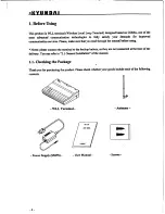 Предварительный просмотр 4 страницы Hyundai HWT-210 User Manual