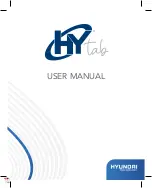 Hyundai HY Tab User Manual предпросмотр