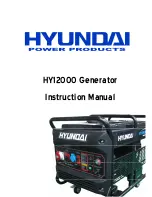 Preview for 1 page of Hyundai HY12000 Series Instruction Manual