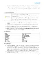 Preview for 13 page of Hyundai HY2155 User Manual