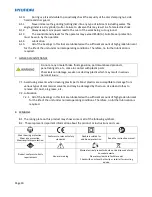 Предварительный просмотр 10 страницы Hyundai HY2156 User Manual