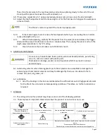 Предварительный просмотр 9 страницы Hyundai HY2162 User Manual