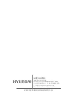 Предварительный просмотр 20 страницы Hyundai HY25-2 User Manual