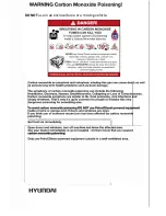 Preview for 2 page of Hyundai HY3600SEi Operating Instructions Manual